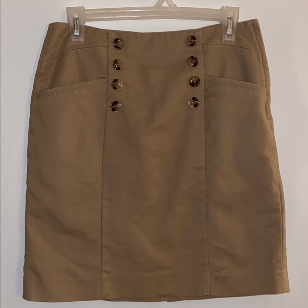 Loft beige skirt